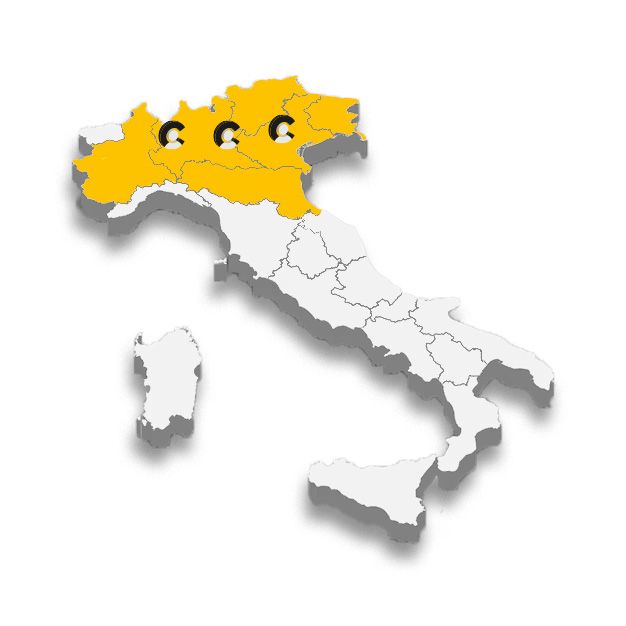 Cartina Italia TV VA BS