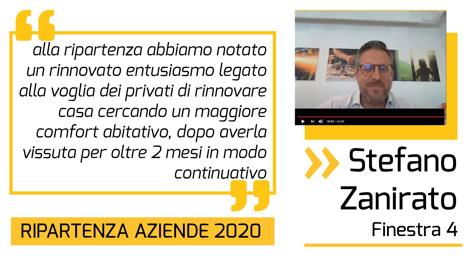 Ripartenza aziende Stefano Zanirato